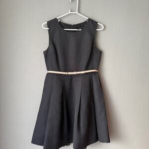 Jason Wu sz 12  Black belted‎ A-line Dress